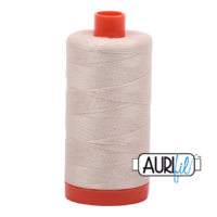 Aurifil Cotton Mako 50wt 1300m 2310 Light Beige