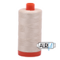 Aurifil Cotton Mako 50wt 1300m 2310 Light Beige