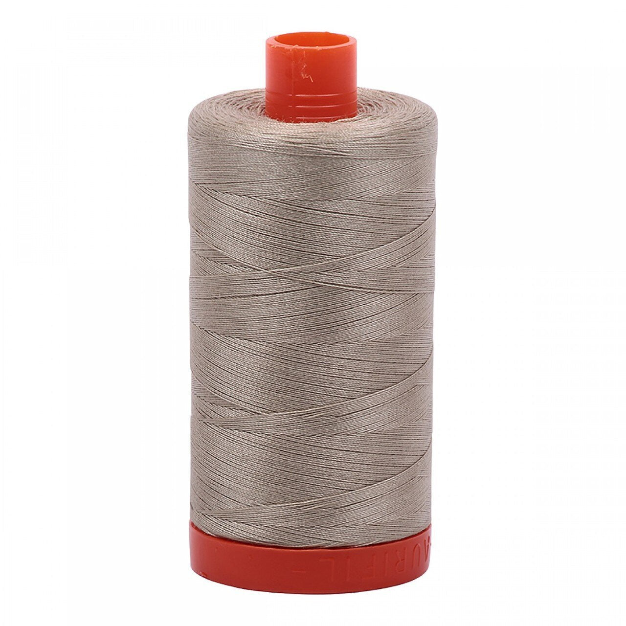 Mako Cotton Thread 50wt - Stone for patchwork, quilting and sewing