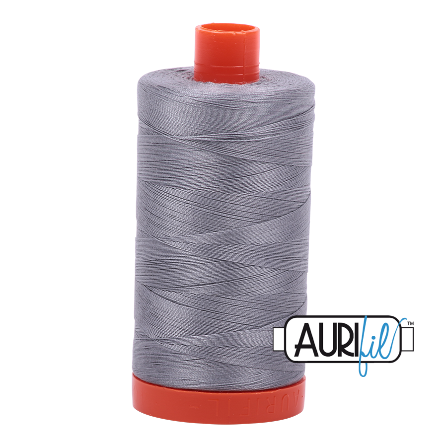 Aurifil Cotton Mako 50wt 1300m 2605 Grey