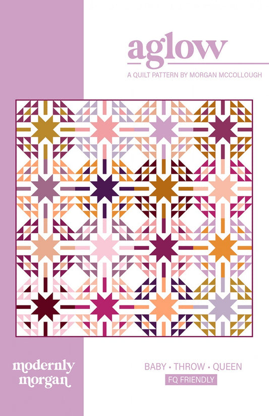 Aglow Quilt Pattern , quilting and craft projects