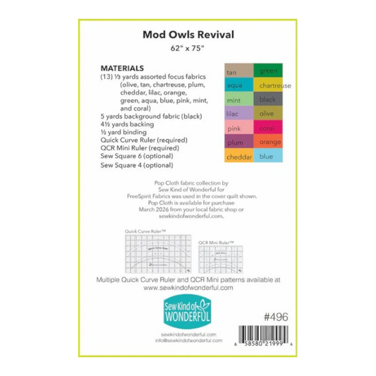 Mod Owls Revival Quilt Pattern