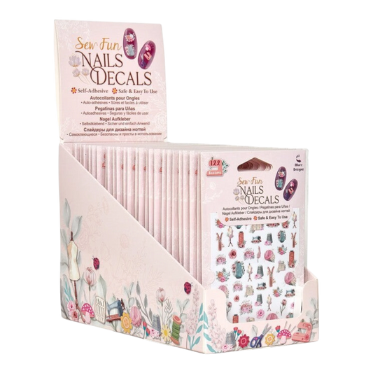 Nail Decals 2 Sheets - 122 STICKERS sewing and quilting product