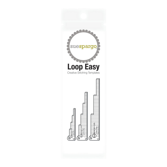 Everything Fabric Loop Easy acrylic embroidery templates for creating consistent raised stitches and loops.