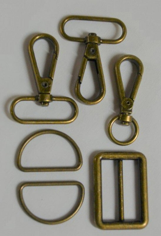 Pam Damour Bag Strap Hardware Kit - Bronze