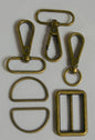 Pam Damour Bag Strap Hardware Kit - Bronze
