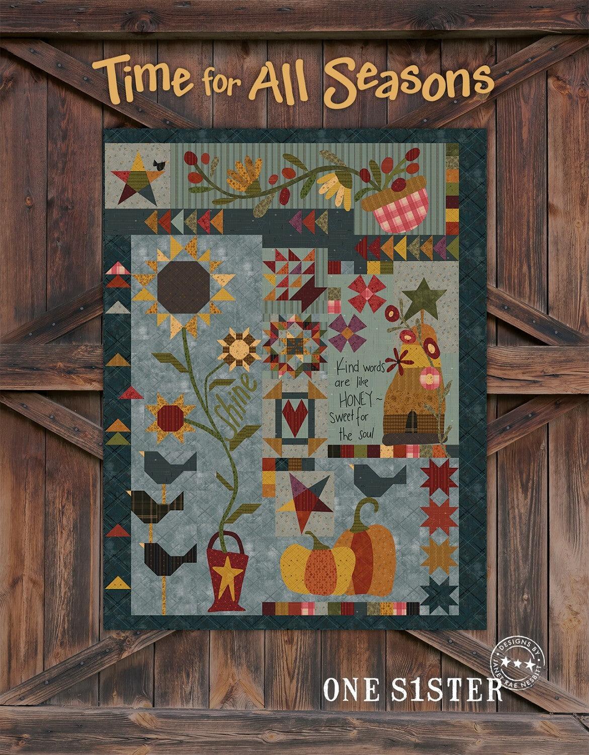 Time for All Seasons Book , quilting and craft projects