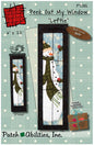 Leftie - Snowman Applique Wall Hanging sewing and quilting product