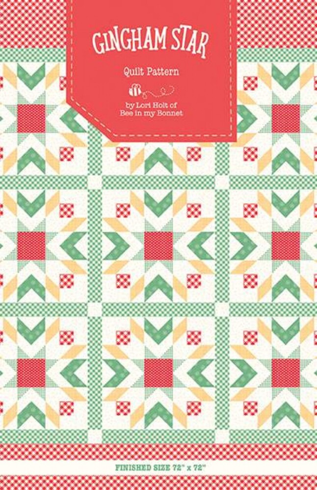 Lori Holt Gingham STAR Quilt Pattern , quilting and craft projects