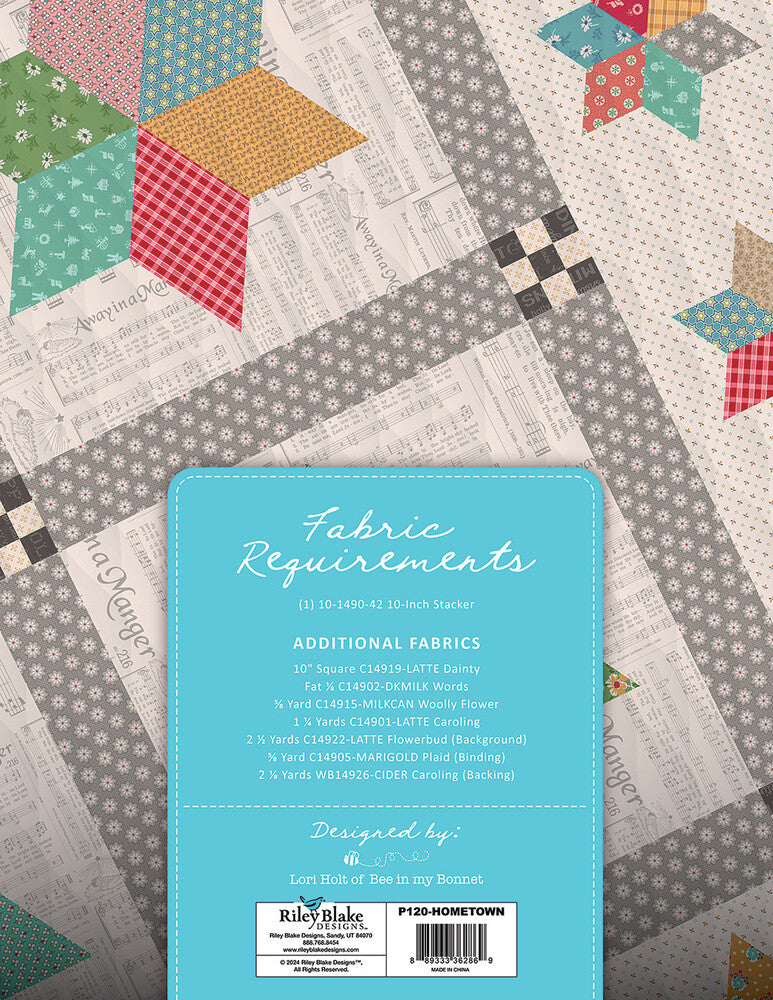 Lori Holt Home Town Stars QUILT Pattern , quilting and craft projects