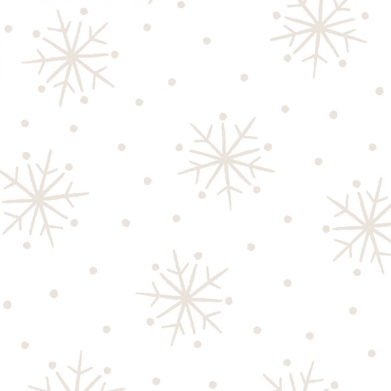 Pearl on Ultra White - Simple Snowflakes sewing and quilting product