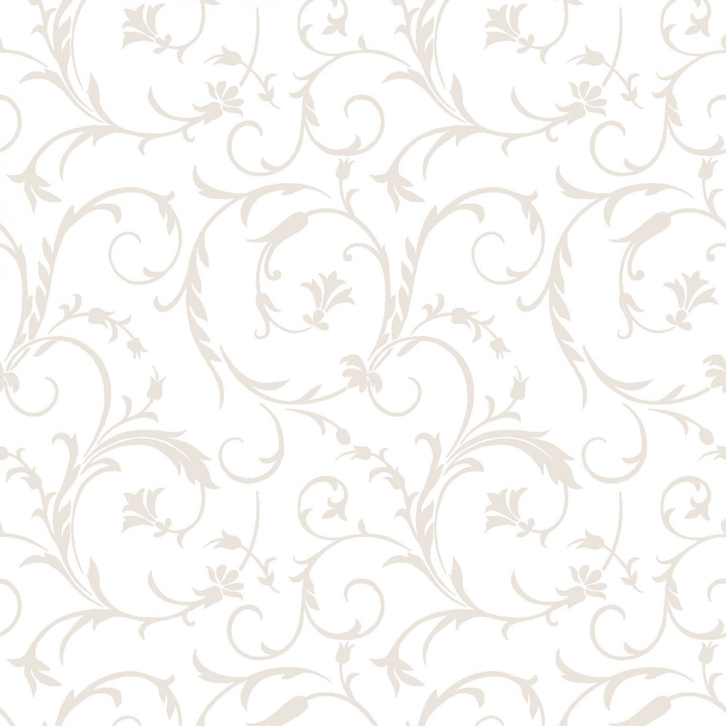 Pearl on Ultra White Scroll Texture sewing and quilting product