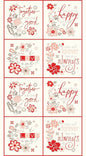 I Love Us Panel for patchwork, quilting and sewing