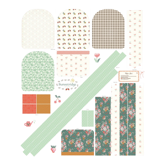 Sunsetridge - Backpack Panel for patchwork, quilting and sewing