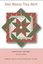 Quiltscapes Star Weave Tree Skirt Pattern , quilting and craft projects