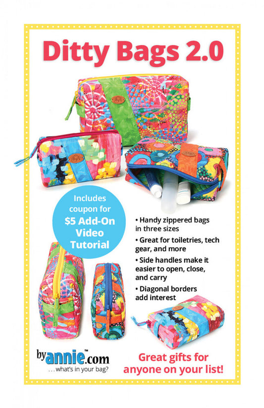 Ditty Bags Pattern 2.0 , quilting and craft projects