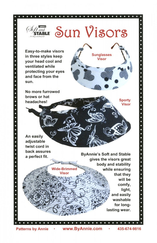 Sun Visors Pattern , quilting and craft projects