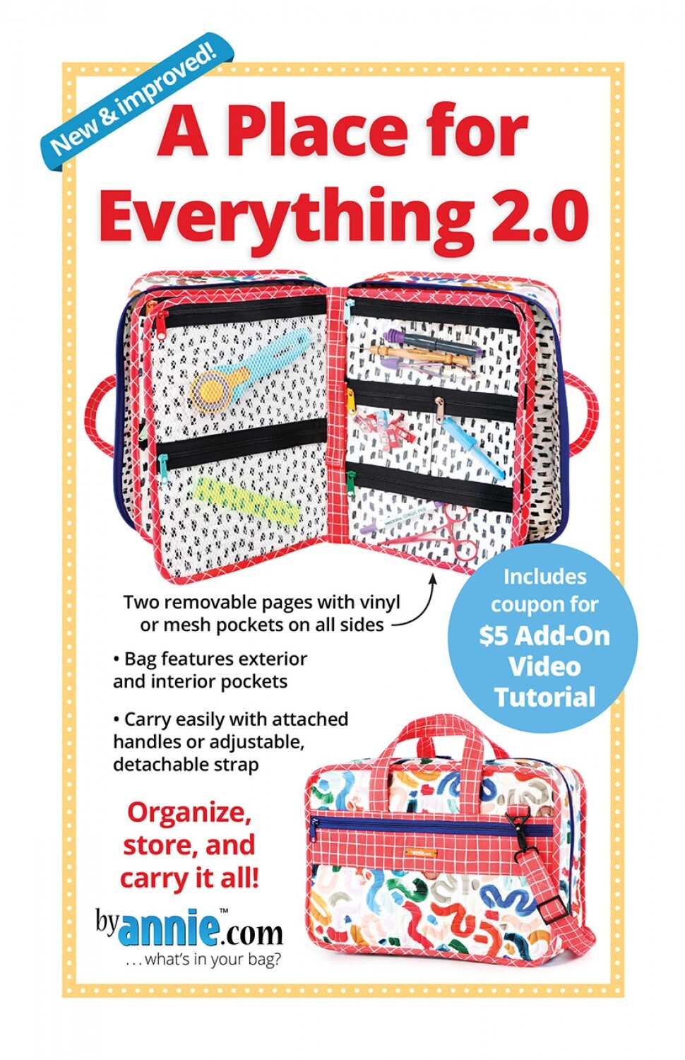A Place for Everything Pattern 2.0 , quilting and craft projects