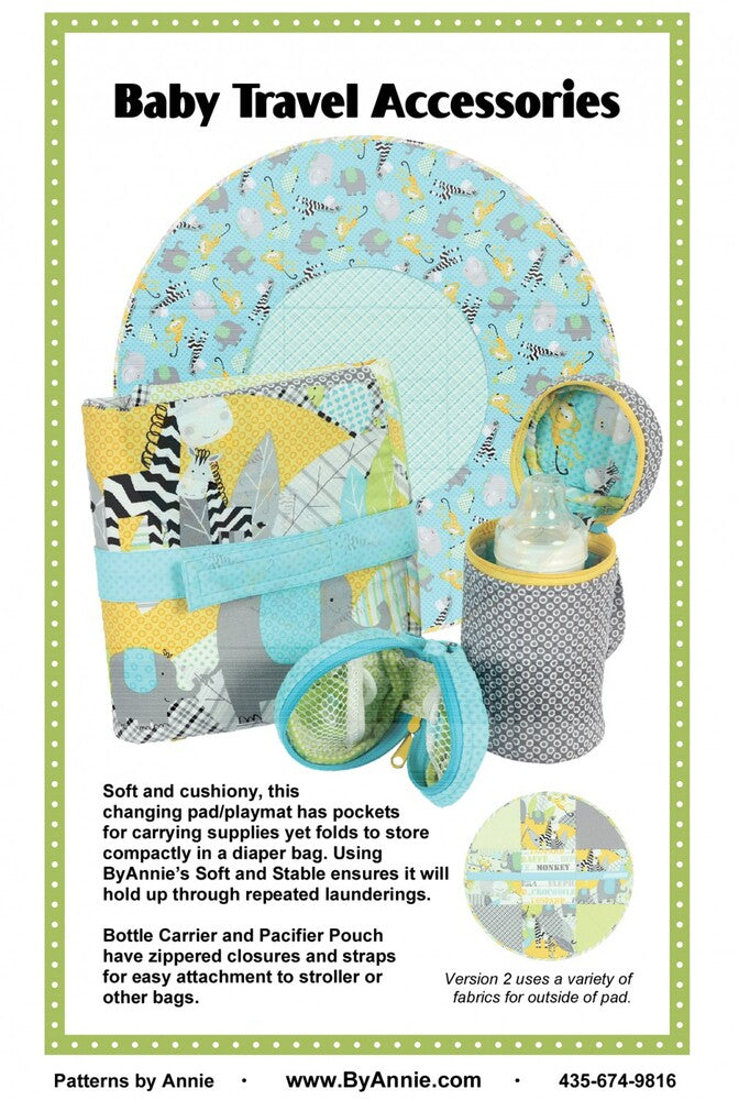 Baby Travel Accessories Pattern , quilting and craft projects