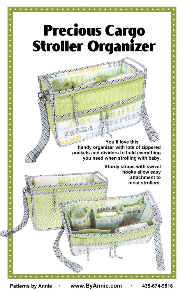 Precious Cargo Stroller Organizer Pattern , quilting and craft projects
