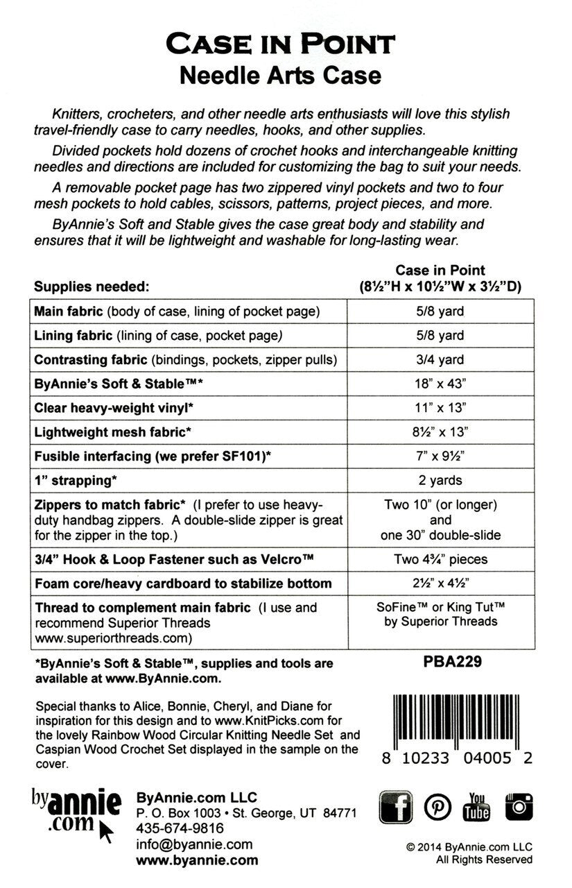 Case In Point Bag Pattern , quilting and craft projects