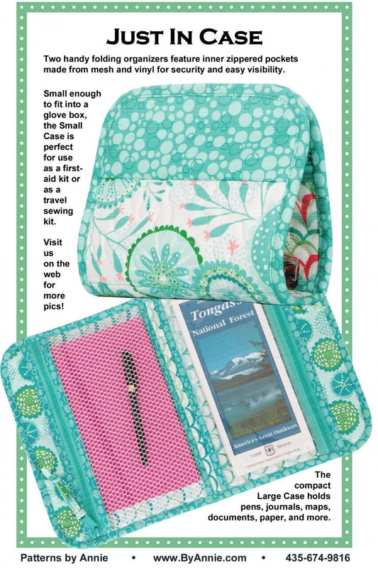 Just In Case Organiser Pattern , quilting and craft projects