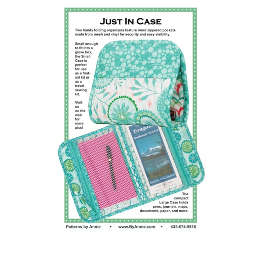 Just In Case Organiser Pattern , quilting and craft projects