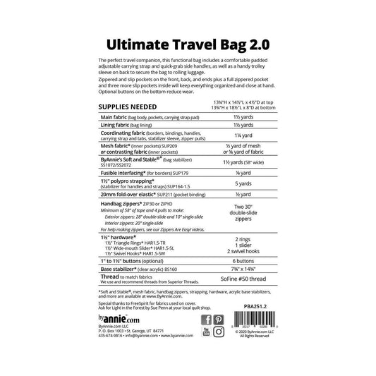 Ultimate Travel Bag-2 Pattern