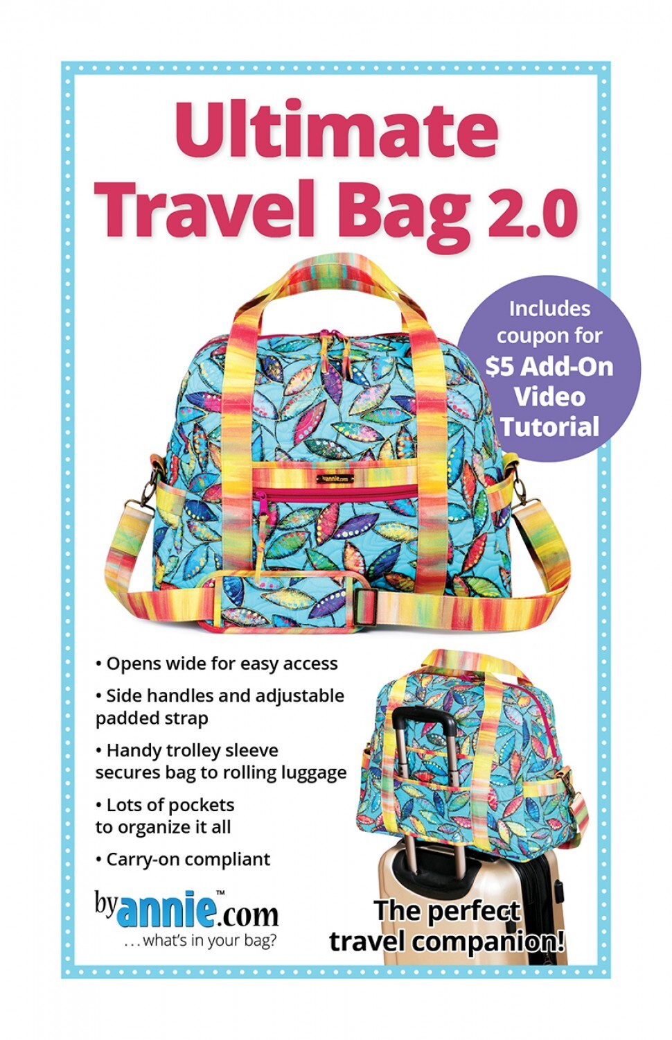Ultimate Travel Bag-2 Pattern , quilting and craft projects