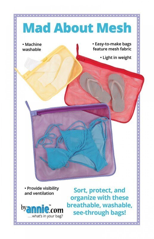 Mad About Mesh Bag Pattern for bag making, sewing and creative projects