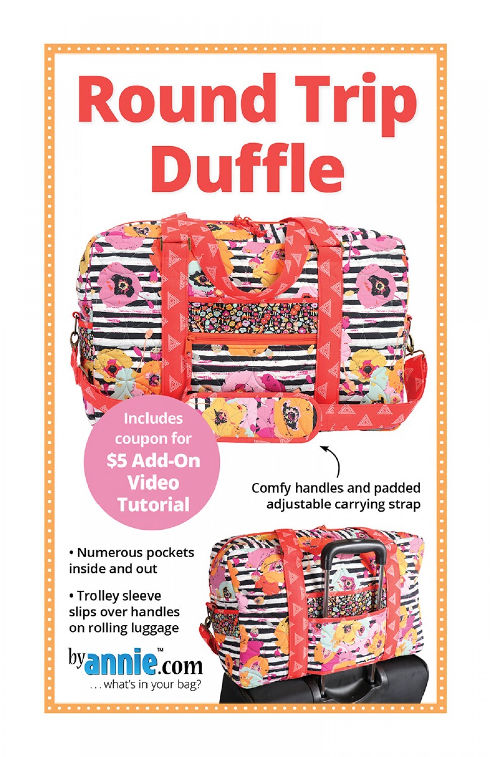 Round Trip Duffle Pattern , quilting and craft projects