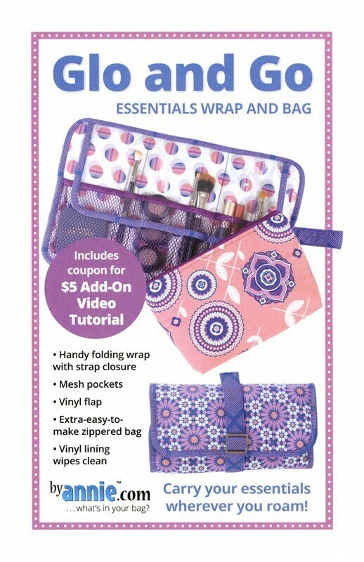 Glo and Go Essentials Bag Pattern , quilting and craft projects