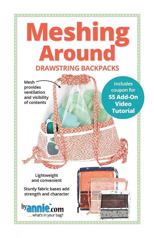 Meshing Around Bag Pattern for bag making, sewing and creative projects