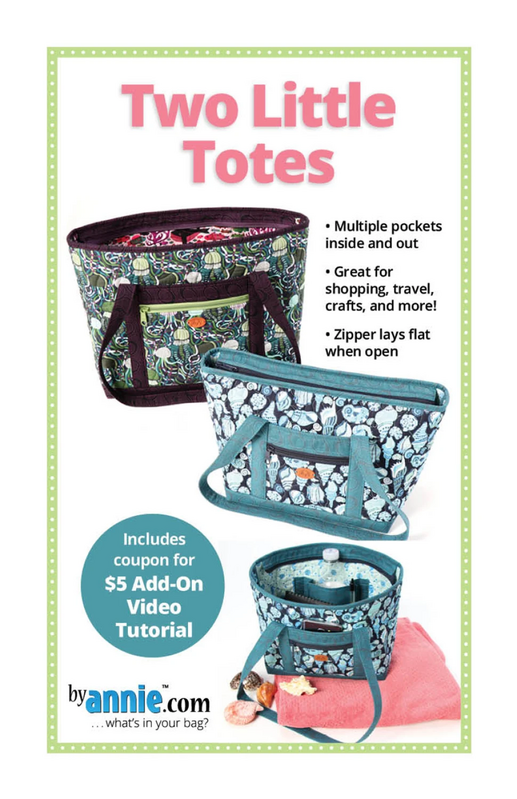 Two Little Totes Pattern PBA314 , quilting and craft projects