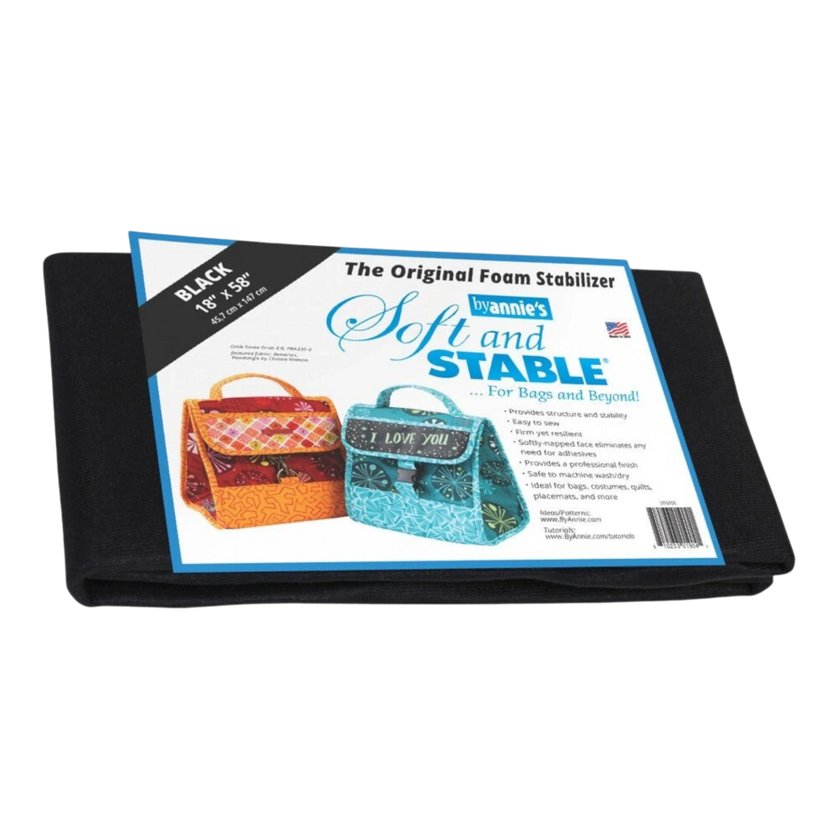ByAnnie Soft and Stable Black 18 x 58in