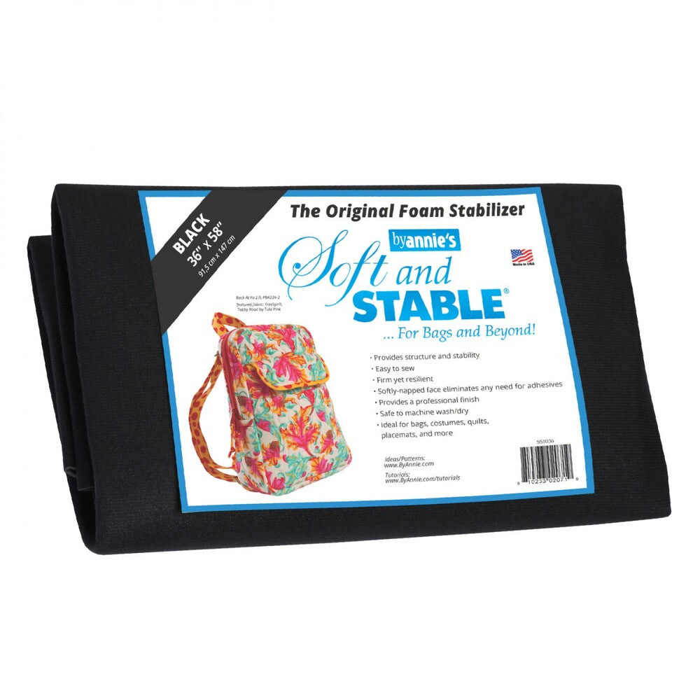 ByAnnie Soft and Stable Black 36 x 58in