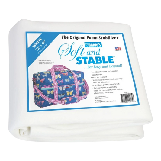 Soft and Stable WHITE | 72 x 1473 mm | X LARGE SIZE sewing and quilting product