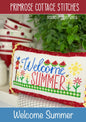 Welcome Summer Cross Stitch Pattern , quilting and craft projects