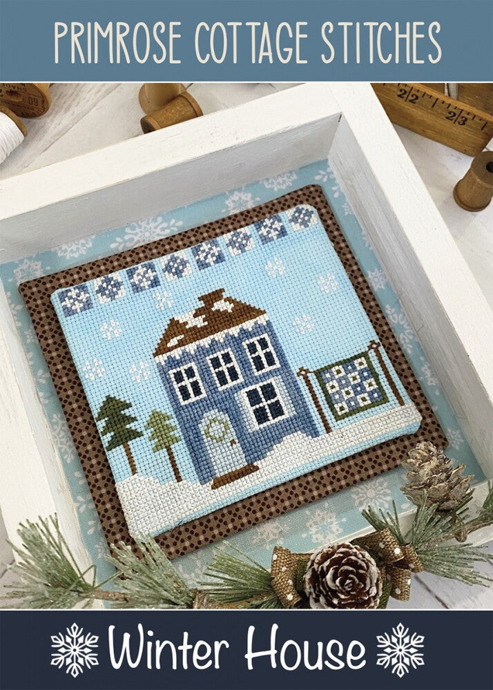 Winter House Cross Stitch Pattern , quilting and craft projects