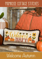 Welcome Autumn Cross Stitch Pattern , quilting and craft projects