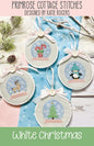 White Christmas Cross Stitch Pattern , quilting and craft projects
