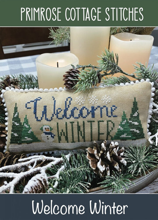 Welcome Winter Cross Stitch Pattern , quilting and craft projects