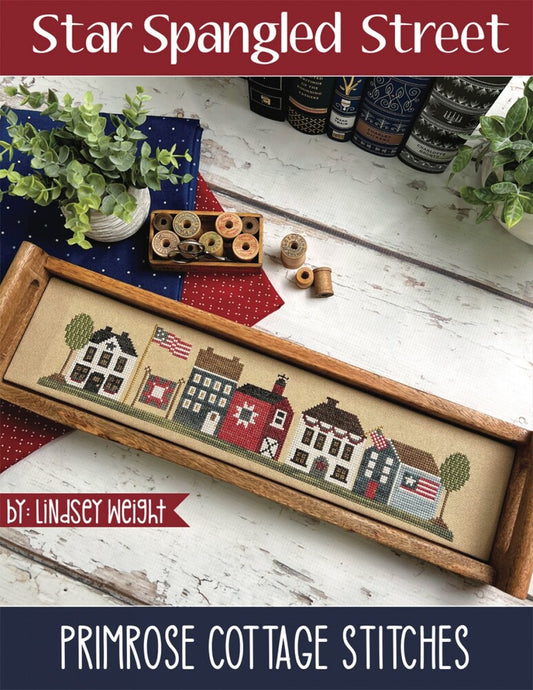 Star Spangled Street Cross Stitch Pattern , quilting and craft projects