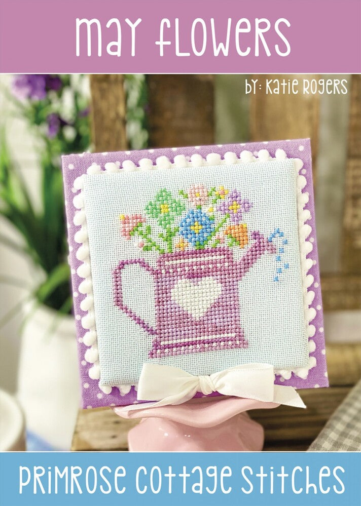 May Flowers Cross Stitch Pattern , quilting and craft projects