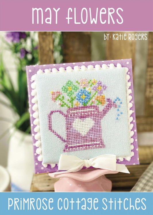 May Flowers Cross Stitch Pattern , quilting and craft projects
