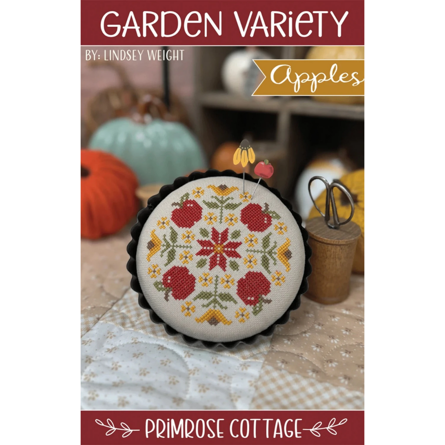 Garden Variety Apples Cross Stitch Pattern