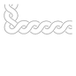 Pretzel Cable Border Stencil 3inch