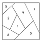 Quilt Stencil Crazy Quilt 3 203 mm for precise cutting, marking and patchwork