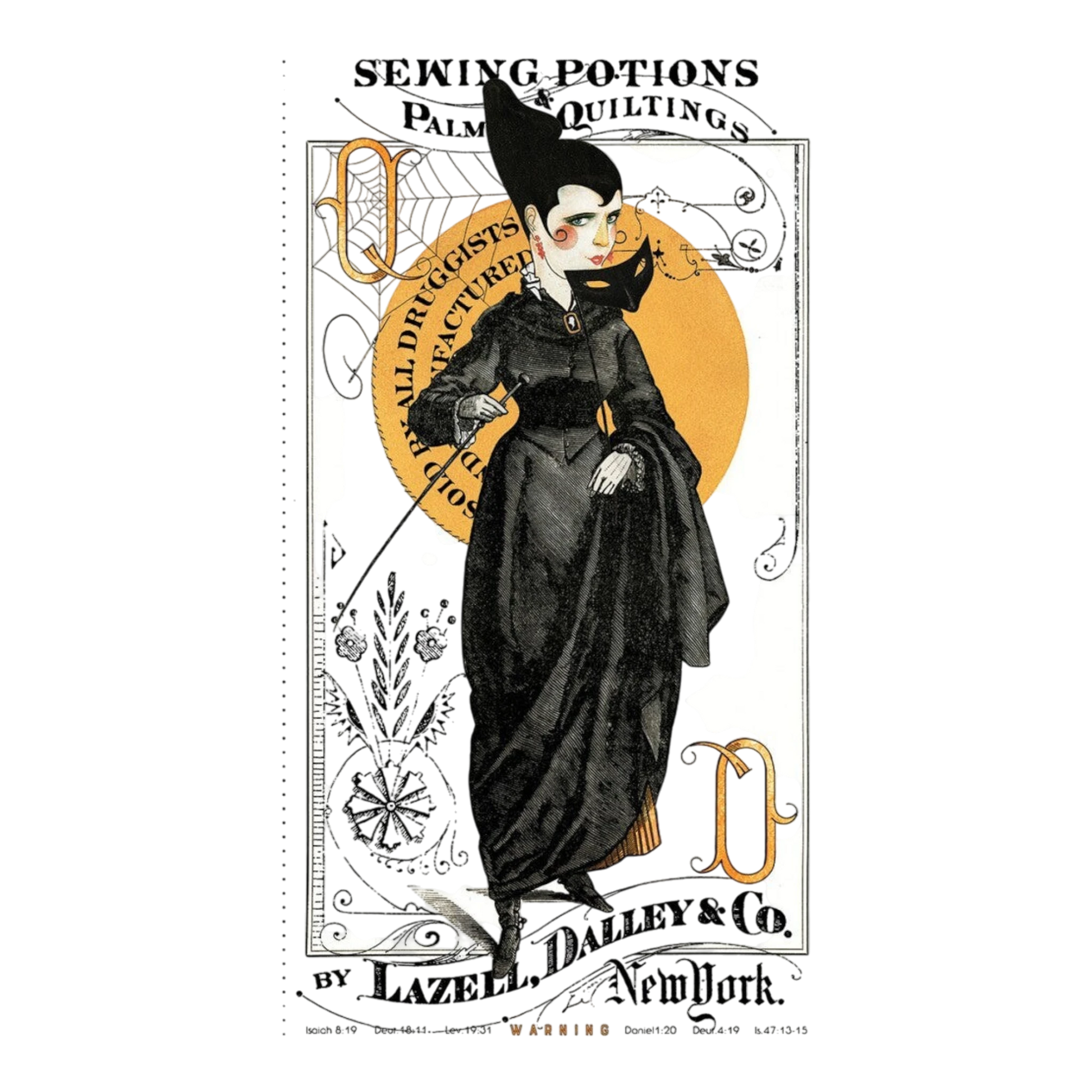 Queen Of We'En Doll MAIN Panel for patchwork, quilting and sewing