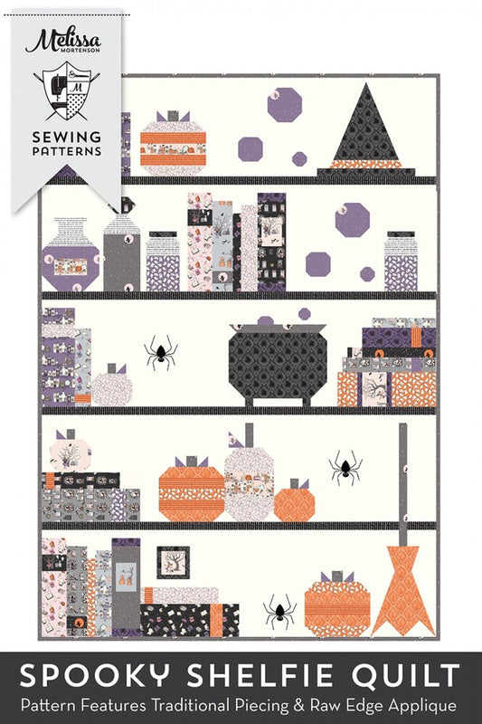 Spooky Shelfie Quilt Pattern , quilting and craft projects